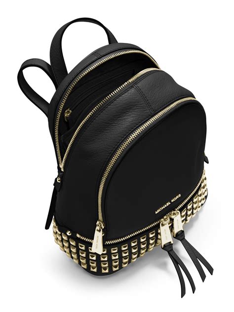 michael kors rucksack schwarz gold|michael kors backpack new collection.